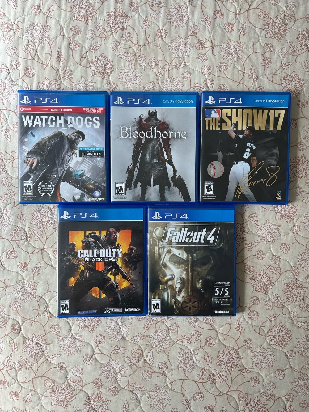 PS4 Game Bundle of 5 Games